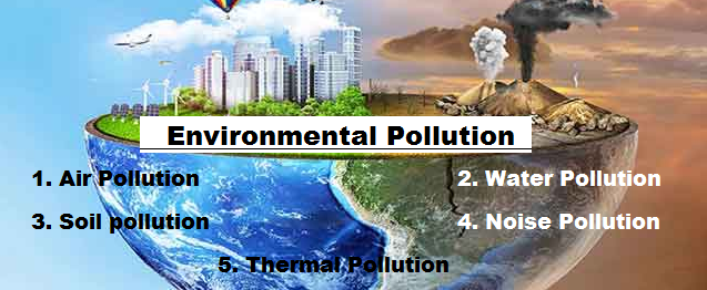 Environmental Pollution : 5 Types, Effect & Causes of Pollutions and ...